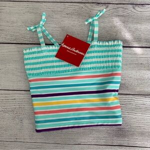 Hanna Anderson Striped Tank Swim Top